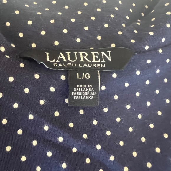 NWT Lauren Ralph Lauren Super Soft Cotton Sleep Shirt Size L - Picture 5 of 11